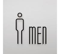 Contemporary Toilet Sign Plate Enhance Your Space with an Elegant and Functional Design (A)