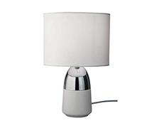 Contemporary Touch Table Lamp - (Chrome & White)