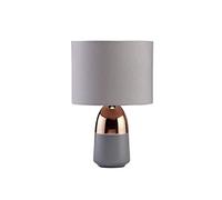 Contemporary Touch Table Lamps - Copper & Black (Grey & Copper)