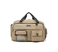 Contemporary Travel Storage Bag with Waterproof Pocket Practical Shoe Compartment for Sports Equipment Transport Wet Dry Separated Overnight Bag