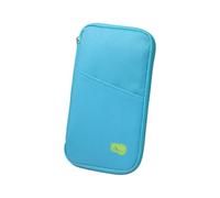 Contemporary Travel Wallet with Tear Resistant Fabric and Compact Storage Case for Passports Boarding Passes Family Friendly Travel Wallet