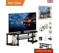 Contemporary TV Stand & Entertainment Unit - Espresso Finish for Stylish Homes