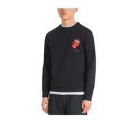 Contemporary Urban Sweatshirt with Rolling Stones Logo - male - Antony Morato - Sweatshirts - Black - S - Sweatshirts & Hoodies S