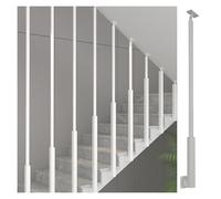 Contemporary Veal Stair Balustrade Kit - Modern Side Mount Spindle Guardrail for Indoor Safety & Easy to Install Ideal for Home & Office Staircases