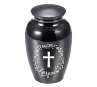 Contemporary Water Aluminum Alloy Pet Ashes Storage Container Urn for Cats Dog Keepsakes Large Aluminum Pet Urn