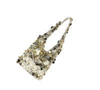 Contemporary Work Shoulder Bag Glitters Underarm Bag Spacious Interior Commuters Friendly for Various Occasion Fashionable Underarm