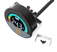 Contencinty 5918 DC8-100V Digital Circular Voltmeter Waterproof Battery Capacity Monitor Car Voltage Meter Tester A