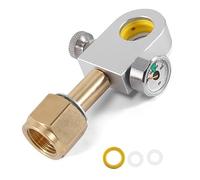 Contencinty CO2 Refill Adapter Fit for Duo, Art,Terra Quick Connect CO2 Cylinder with 3000Psi Pressure Gauge for W21.8-14 CO2 Bottle Easy Install