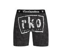 Contenders x WWE Superstar Collection Briefs | Officially Licensed Wrestling Boxer Underwear for Men | Anti-Ride Spandex, Black, Large