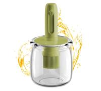 Conteneur de Stockage d'Huile - Bouteille à Sauce Anti-Fuites with Pinceau | Accessory Multifonction for Barbecue | Ustensiles de Cuisine Portables pour Pique-nique | Pulvérisateur d'huile pour huil