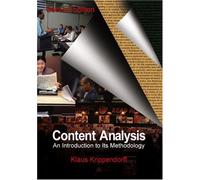 Content Analysis: An Introduction to Its Methodology