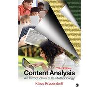 Content Analysis: An Introduction To Its Methodology