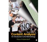 Content Analysis : An Introduction to Its Methodology