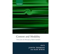 Content and Modality: Themes from the Philosophy of Robert Stalnaker