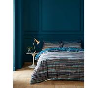 Content By Terence Conran Motion Cotton Super King Duvet Set Teal