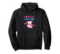 Content Creator Social Media Influencer Fun Gift Pullover Hoodie