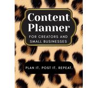 Content Planner For Creators and Small Businesses: Plan It. Post It. Repeat.