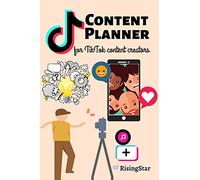Content Planner for TikTok Content Creators: A step by step planner for TikTok content creators | Content planning template | Content planning guide ... | Social media content planner | Rising Star