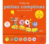 Contes et comptines à écouter - Drôles de petites comptines - LIVRE SONORE - Dès 1 an