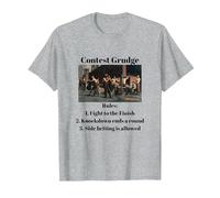 Contest Grudge Historical T-Shirt, Men, Heather Grey, 3X-Large