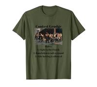 Contest Grudge Historical T-Shirt, Men, Olive Green, Small