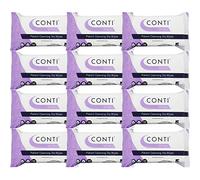 Conti - Patient Cleansing Dry Wipes, Added Cotton Heavier Wipes, Ideal for Sensitive Fragile Skin, Wipe Size 32cm x 30cm, 100 Wipes Per Pack - 12 Pack