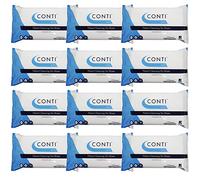 Conti Soft - Patient Cleansing Dry Wipes, Everyday Cleaning, Ideal for Sensitive Fragile Skin, Wipe Size 32cm x 30cm, 100 Wipes Per Pack - 12 Pack