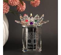 Contid Small Urns for Human Ashes,Handmade Mini Crystal Ashes Cremation Keepsake Photo Urn Tree of Life Mini Decorative Urns,for Sharing Loved Ones Pet Ashes Remember Your Love One Lost