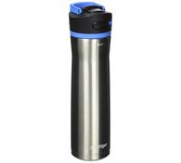 Contigo Ashland Water Bottle 24 oz Stainless Steel w/Blue Poppy