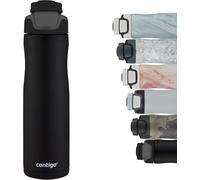Contigo Drinking Bottle Autoseal Chill Matte Black, stainless steel water bottl