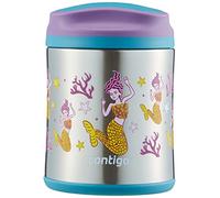 Contigo Food Jar; stainless steel vacuum-insulated container for soup, veggies or fruit; 100% leak-proof; kids’ lunch box; hot for up to 6 hours, cold for up to 7; for preschool or school; 10 oz