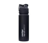 Free Flow stainless steel drinks bottle, 100 % leakproof, large BPA-free insulated thermal water bottle, keeps drinks