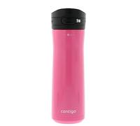 Contigo Jackson Chill 2.0 Vacuum-Insulated Stainless Steel Water Bottle, Secure Lid Technology for Leak-Proof Travel, Keeps Drinks Cold for 12 Hours, 20oz Azalea