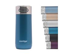Contigo Luxe Autoseal Travel Mug, Stainless Steel Thermal Mug, Vacuum Flask, Leakproof Tumbler, dishwasher safe, Coffee Mug with BPA Free Easy-Clean Lid, Cornflower, 360 ml
