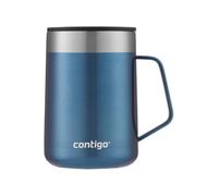 Contigo Streeterville Desk Mug, insulated coffee mug with stainless steel handle, coffee to go mug with lid, keeps coffee and tea warm for up to