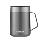 Contigo Streeterville Desk Mug, insulated coffee mug with stainless steel handle, coffee to go mug with lid, keeps coffee and tea warm for up to 5