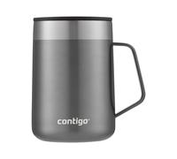 Contigo Streeterville Desk Mug, insulated coffee mug with stainless steel handle, coffee to go mug with lid, keeps coffee and tea warm for up to 5
