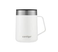 Contigo Streeterville Desk Mug Insulated Coffee Thermal Mug with Stainless Steel Handle, 420 ml, Salt, 14OZ