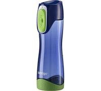 Contigo Swish Autoseal Water Bottle, Large BPA Free Drinking Bottle, Leakproof Gym Bottle, Ideal for Sports, Running, Bike, Running, Hiking, Cobalt/Citron, 500 ml