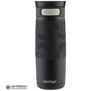 Contigo Transit Autoseal Travel Mug, Stainless Steel Thermal Mug, Vacuum Flask, Leakproof Tumbler, Coffee Mug with BPA Free Easy-Clean Lid, Matte Blac