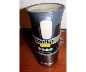 CONTIGO TRANSPARENT MATTE 10OZ / 300ML AUTO SEAL TRAVEL CUP/ MUG