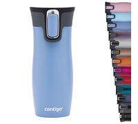 contigo Unisexs West Loop Autoseal Thermobecher, Edelstahl Isolierbecher, Kaffeebecher to go, BPA frei, auslaufsicherer Reisebecher mit Easy-clean-Dec