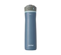Contigo Wells Chill Stainless Steel Filter Water Bottle with AUTOSPOUT Straw Lid 24oz. Dark Ice