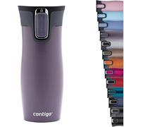 Contigo West Loop Autoseal Travel Mug, Stainless Steel Thermal Mug, Vacuum Flask, Leakproof Tumbler, Coffee Mug with BPA Easy-Clean Lid, 470 ml, Latte