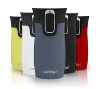 Contigo West Loop Mini Autoseal Travel Mug | Stainless Steel Thermal Mug | Vacuum Flask | Leakproof Tumbler | Coffee to go Mug with BPA Free Easy-Clean Lid | Lakeside | 300 ml