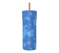 Contigo x Ally Love Steel Insulated Tumbler w/Straw, Autoclose Technology, Easy Clean Lid & Straw, Leak-proof Drinking, Keeps Drinks Cold for 20 hours, BPA Free, 24oz., Streeterville 2.0, Licorice