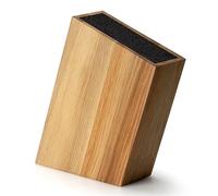Continenta C4150 Knife Block with Flexible Insert Slanted Oak, Wood