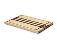 Continenta Carving Board Rubber Wood with Acacia Wood Stripes