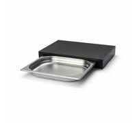 Continenta chopping board with drawer serving board Duracore Black 39 x 27 cm
