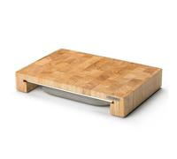Continenta - Cutting Board With One Tinplate, 39x27x6 cm - Wood